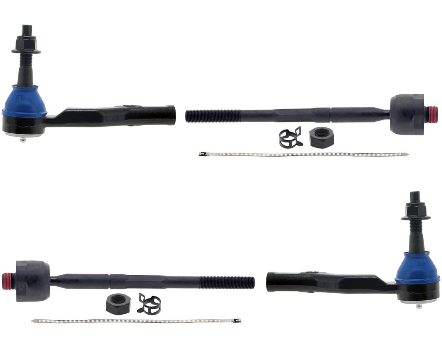 Mevotech Front Inner Outer Tie Rods For Grand Cherokee L 2021 2022 2023 2024