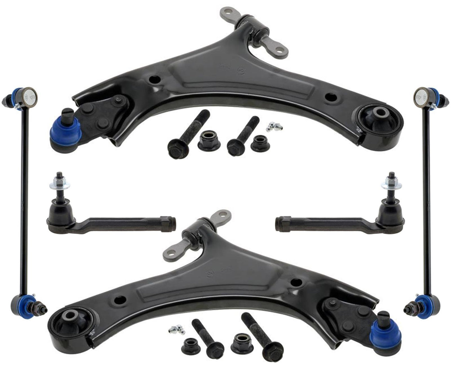 Front Lower Control Arms Tie Rods & Links For Hyundai Santa Fe 2021 2022 2023