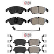 Front & Rear Disc Brake Pads Set For Audi S4 2012-2016 with 345MM Rotors