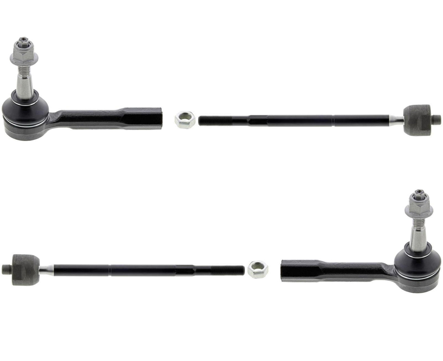 Mevotech Front Inner & Outer Tie Rods For Chevrolet Bolt EV 2017 2018 2022 2023