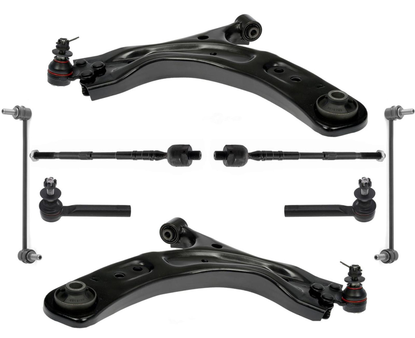 Front Lower Control Arms Ball Joint Tie Rods & Links For Subaru Impreza 17-2023 - Photo 1