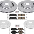 Front & Rear Coated Rotors & Ceramic Pads For Explorer 2013-2019 Police Package