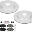 Rear Rotors & Heavy Duty Galvanized Pads For Explorer 2013-2019 Police Package