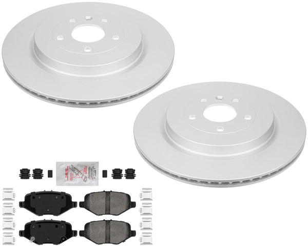Rear Rotors & Heavy Duty Galvanized Pads For Explorer 2013-2019 Police Package