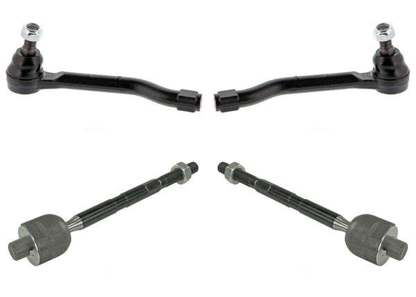 Anti Corrosion Coated Front Inner Outer Tie Rods for Honda Pilot 2016-2022