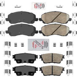 Front & Rear Brake Pads For Mitsubishi Outlander 2017-2021 W/ Electric Parking