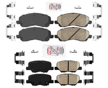 Front & Rear Brake Pads For Mitsubishi Outlander 2013-2021 W/ Manual Parking