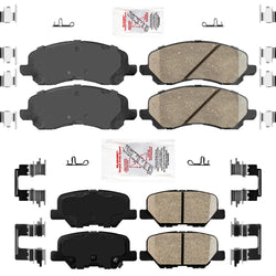 Front & Rear Brake Pads For Mitsubishi Outlander 2013-2021 W/ Manual Parking