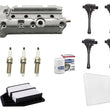 Engine Valve Cover Ignition Coils Tune Up Kit For Honda Accord 2.4L 2008-2012