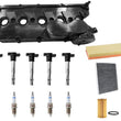 Engine Valve Cover Ignition Coils Tune Up Kit For Volkswagen Beetle 2.5L 06-10