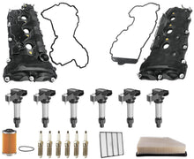 Engine Valve Covers Ignition Coils Tune Up Kit For Chevrolet Camaro 3.6L 10-12