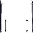 Rear Complete Shocks & Links For 300 2005-2010 RWD W/ Performance Suspension