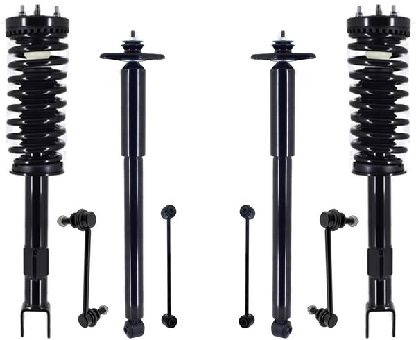 Front Struts Rear Shocks & Links For 300 05-2010 RWD W/ Performance Suspension