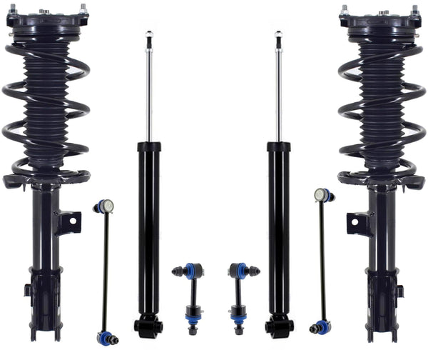 Front Struts Rear Shocks Absorber & Sway Bar Links For Telluride X-Line 2023-24