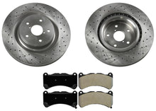 Drilled Front Disc Brake Rotors Disc Brake Pads for Subaru WRX STi 2018-2021