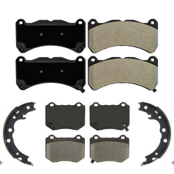 Front & Rear Ceramic Disc Brake Pads for Subaru WRX STi 2018 2019 2020 2021