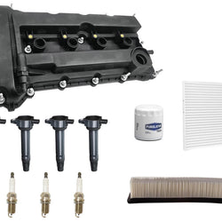 Engine Valve Cover Ignition Coils Tune Up Kit For Dodge Journey 2.4L 2009-2019