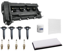 Engine Valve Cover Ignition Coils Tune Up Kit For Jeep Compass 2.4L 2007-2010