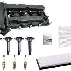 Engine Valve Cover Ignition Coils Tune Up Kit For Jeep Compass 2.4L 2007-2010