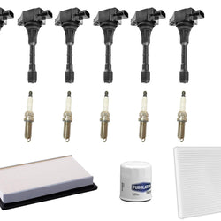Direct Ignition Coils Spark Plugs Tune Up Kit For Infiniti Q50 3.5L 2014-2018