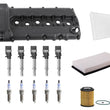 Engine Valve Cover Ignition Coils Tune Up Kit For Volkswagen Touareg 3.6L 07-11