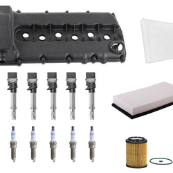 Engine Valve Cover Ignition Coils Tune Up Kit For Volkswagen Touareg 3.6L 07-11