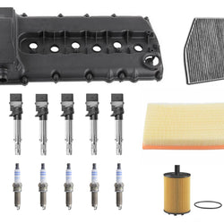 Engine Valve Cover Ignition Coils Tune Up Kit For Volkswagen Passat 3.6L 06-10
