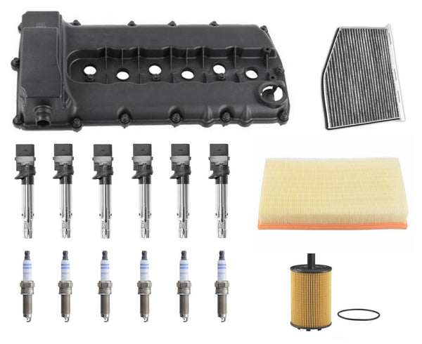 Engine Valve Cover Ignition Coils Tune Up Kit For Volkswagen Passat 3.6L 06-10