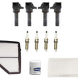 Ignition Coils Iridium Spark Plugs Tune Up Kit For Honda HR-V 1.8L 2016-2022