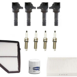 Ignition Coils Iridium Spark Plugs Tune Up Kit For Honda HR-V 1.8L 2016-2022