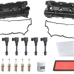 Engine Valve Covers Ignition Coils Tune Up Kit For Nissan 350Z 3.5L 2003-2006