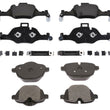 Front & Rear Disc Brake Pads for BMW X5 2019-2023 3.0L with 348MM Rotor