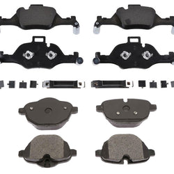 Front & Rear Disc Brake Pads for BMW X5 2019-2023 3.0L with 348MM Rotor