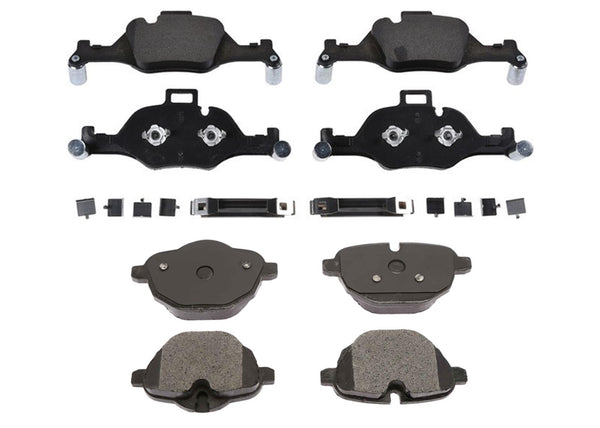 Front & Rear Disc Brake Pads for BMW X5 2019-2023 3.0L with 348MM Rotor