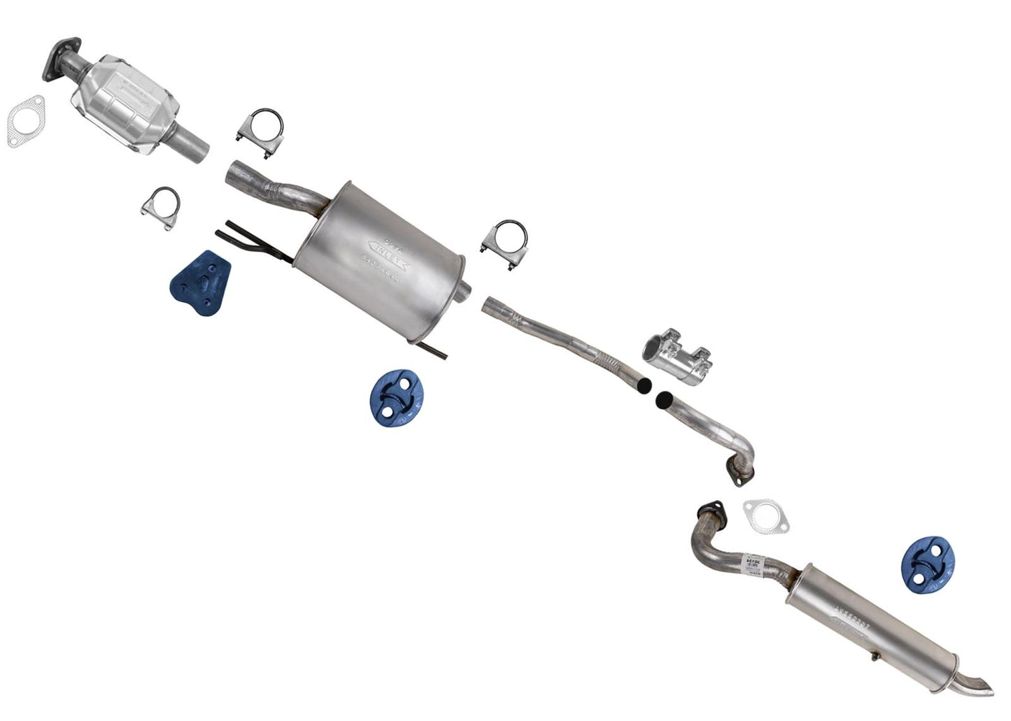 Converter Muffler Pipe Resonator for KIA Soul 2014-2019 1.6 Natural Aspirated