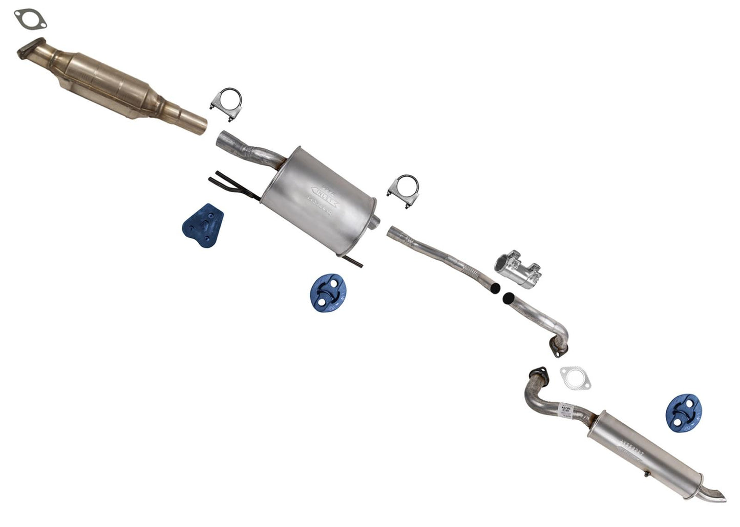 Converter Muffler Pipe Resonator for KIA Soul 2014 2015 2016 2017 2018 2019 2.0L