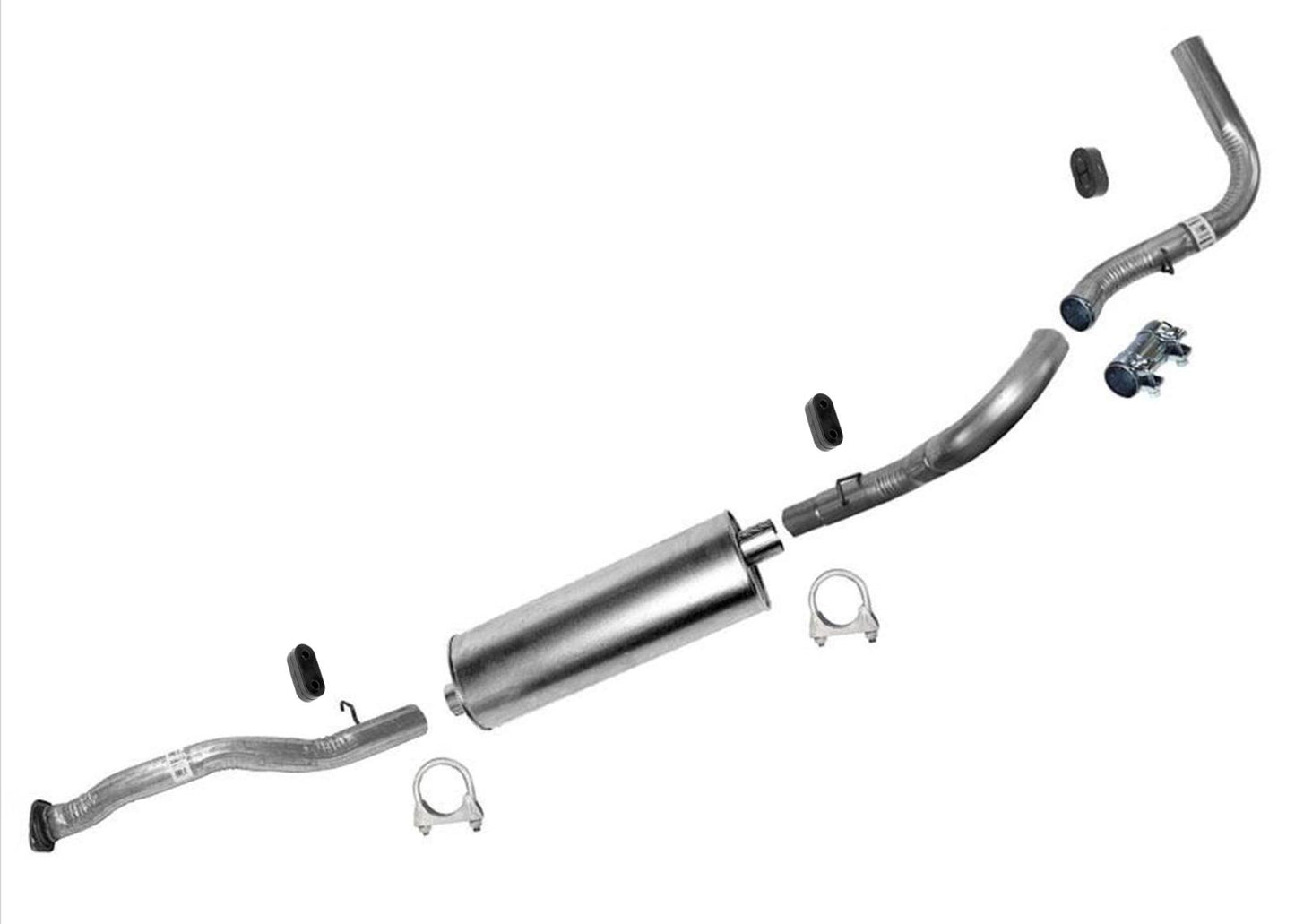 Para 94-95 Suburban 5.7L sistema de escape silenciador abrazaderas perchas