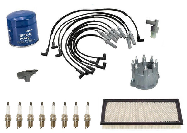 Spark Plug Wires Cap Rotor Platinum Plugs For Dodge Dakota 1997-2002 5.2L 5.9L