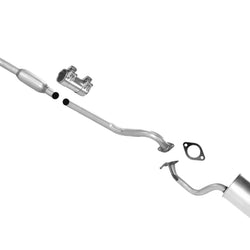 Muffler Resonator Exhaust System For Subaru Legacy 2000 2001 2003 4Dr Sedan 2.5L