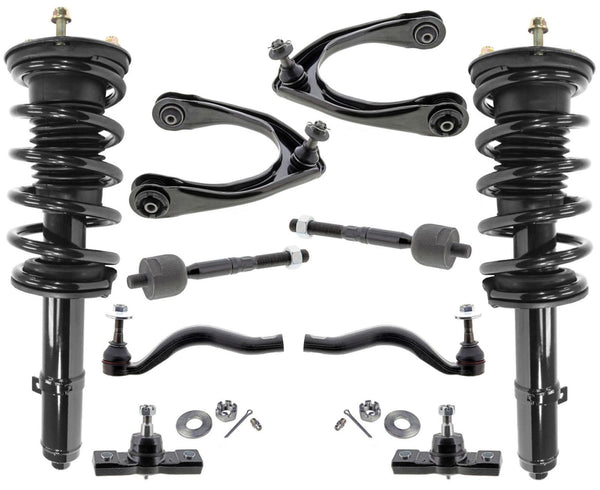 Front Struts Control Arms Tie Rods Ball Joints For IS250 06-13 All Wheel Drive