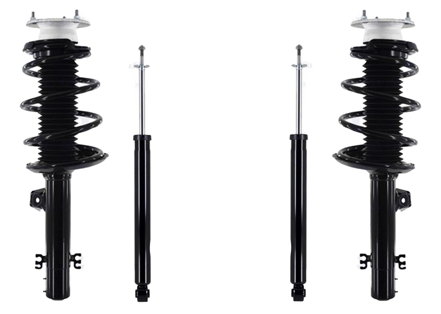 Complete Coil Spring Struts + Rear Shocks for BMW X3 2004 2006 2007 2008 2010