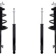 Complete Coil Spring Struts + Rear Shocks for BMW X3 2004 2006 2007 2008 2010