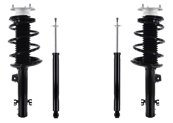 Complete Coil Spring Struts + Rear Shocks for BMW X3 2004 2006 2007 2008 2010