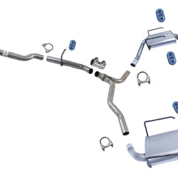 Resonator Pipe Dual Muffler Exhaust System for GMC Acadia SL SLE 2013 2015 2016