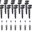 Direct Ignition Coils & Spark Plugs For BMW M5 5.0L 2006 2007 2008 2009 2010