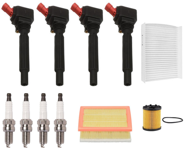 Ignition Coils Spark Plugs Air Cabin & Oil Filters For Renegade 1.4L 2015-2018
