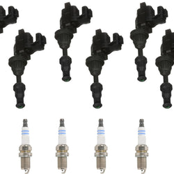 Direct Ignition Coils & Spark Plugs For Nissan 300ZX 3.0L 1990 1992 1995 1996