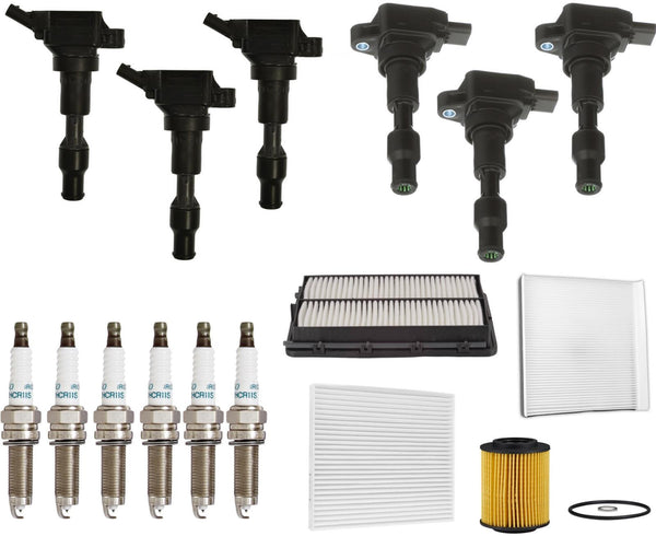 Ignition Coils Spark Plugs Tune Up Kit For Hyundai Palisades 3.8L V6 2020-2024