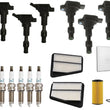 Ignition Coils Spark Plugs Tune Up Kit For Kia Stinger 3.3L 2018 2019 2020 2023