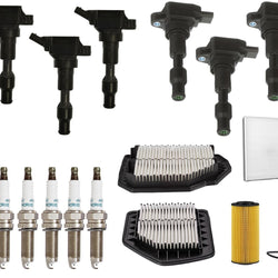 Ignition Coils Spark Plugs Tune Up Kit For Genesis G90 3.3L 2017 2018 2019 2022